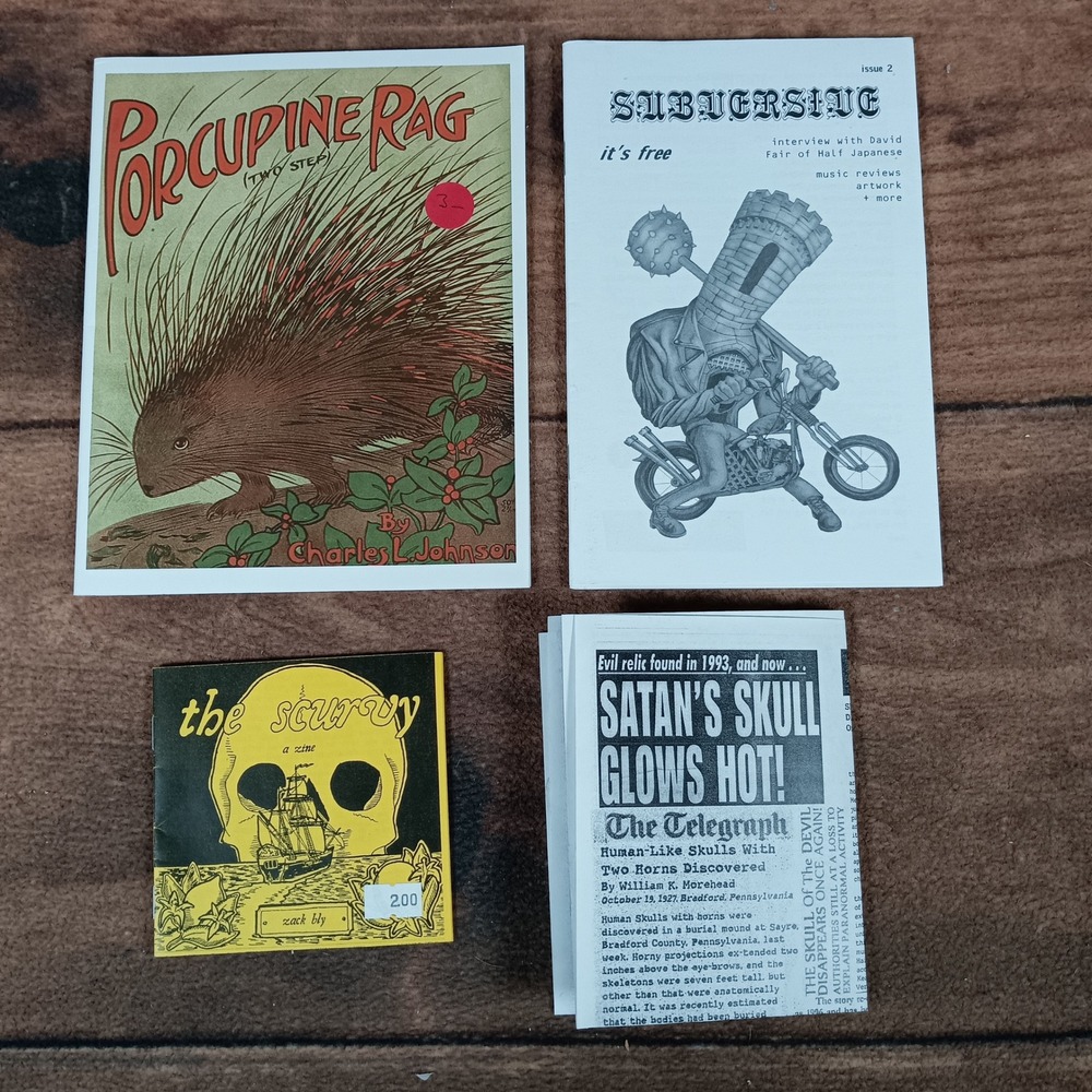Porcupine Rag Subversive Zines Lot Charles L Johnson Haitti Libre The Telegraph